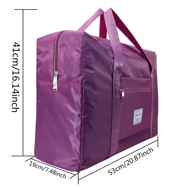 Folding Travel Duffel Bag – Waterproof Large Capacity Hand Luggage for Trips