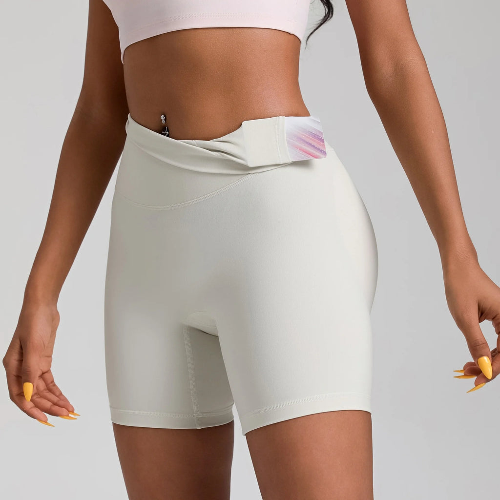 Compression Yoga Shorts – Moisture-Wicking Leggings for Gym and Cycling