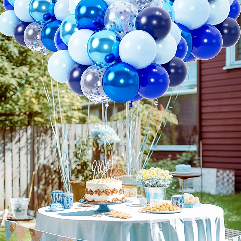 Metallic Assorted Balloons – Decorative Party Decor for Weddings and Birthdays