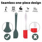 Silicone Spatula Set – Heat Resistant Non-Stick Tools for Baking and Cooking