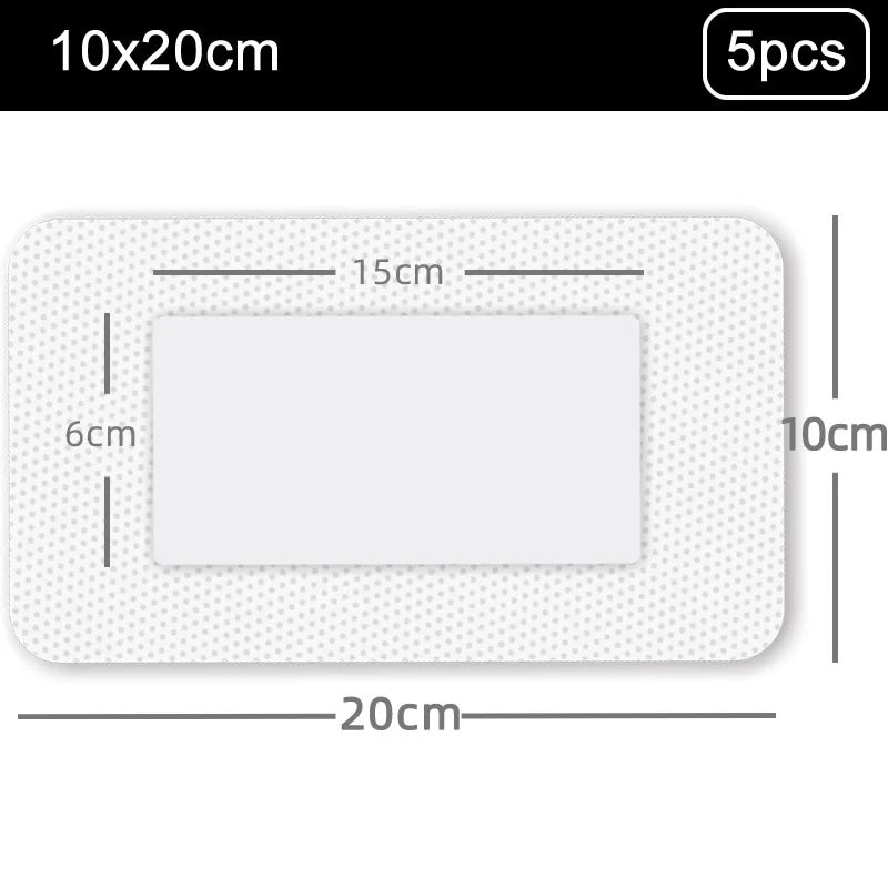 Sterile Bordered Gauze Pads – Waterproof Adhesive Wound Dressings for First Aid