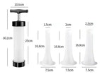 Manual Sausage Stuffer – Plastic Filling Tool for Homemade Meat Processing