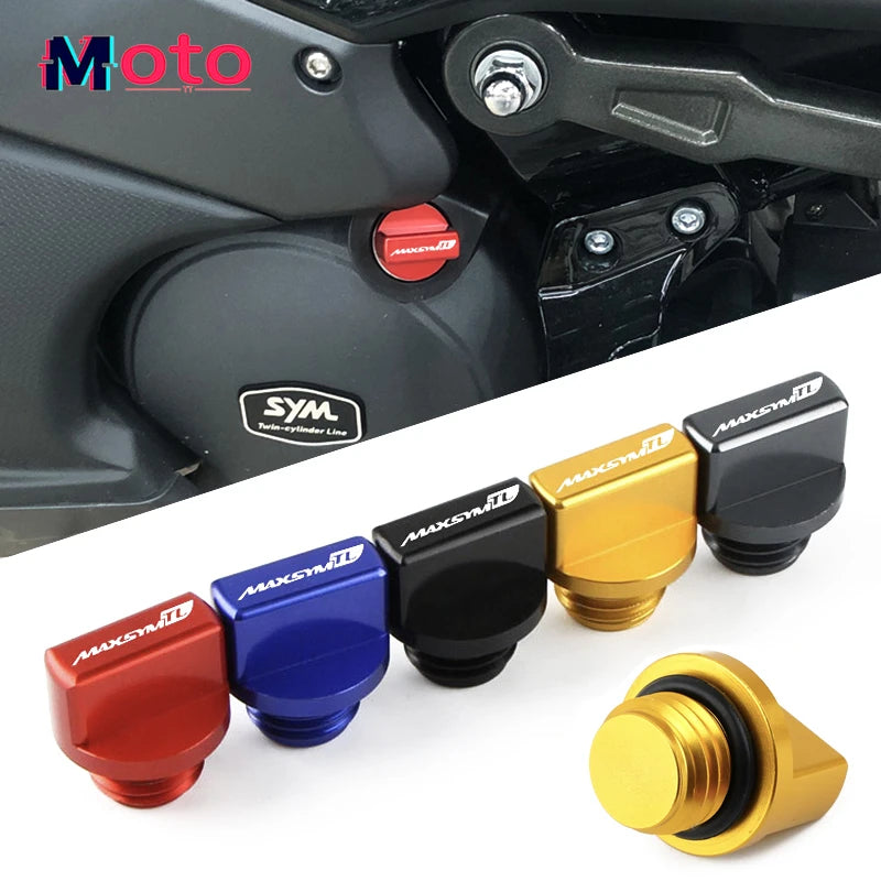 CNC Aluminum Oil Filler Cap – Engine Plug Cover for SYM Maxsym TL 500 508