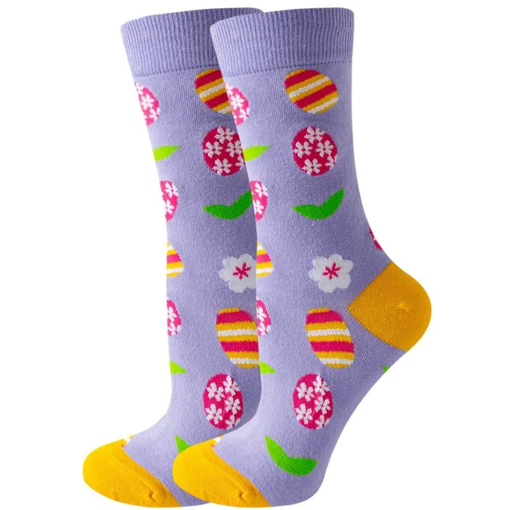 Colorful Cartoon Animal Crew Socks – Fun Harajuku Apparel for Men and Women