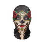 Full Face Skull Animal Mask – Breathable Mesh Headgear for Halloween Cosplay