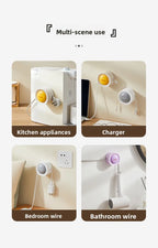 Desktop Cable Organizer – Adhesive No-Drill Management for Data Cables