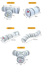 Foldable Pet Tunnel – Interactive Cat Toy for Indoor Training and Play