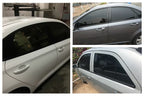 Self-Adhesive Window Tint Film – Black UV Privacy Protector for Auto and Home
