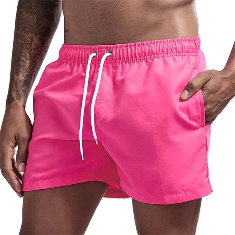 Mens Quick Dry Swim Trunks – Lightweight Beach Shorts for Summer Swimming