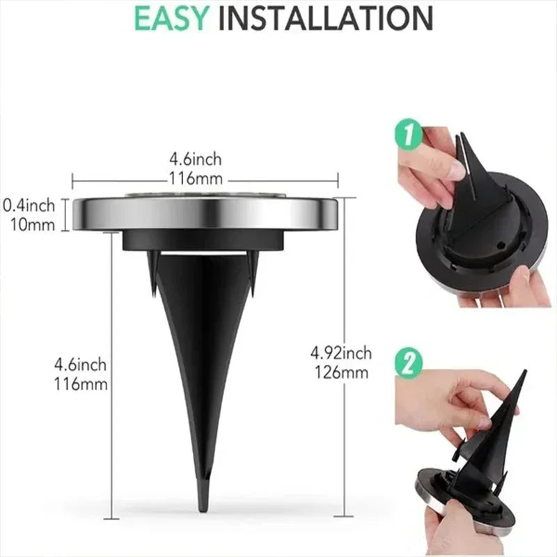 Solar LED Underground Spotlight – Weatherproof Lamp for Garden and Lawn