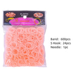 Elastic Loom Bands – Colorful DIY Jewelry Making Kit for Kids Crafts
