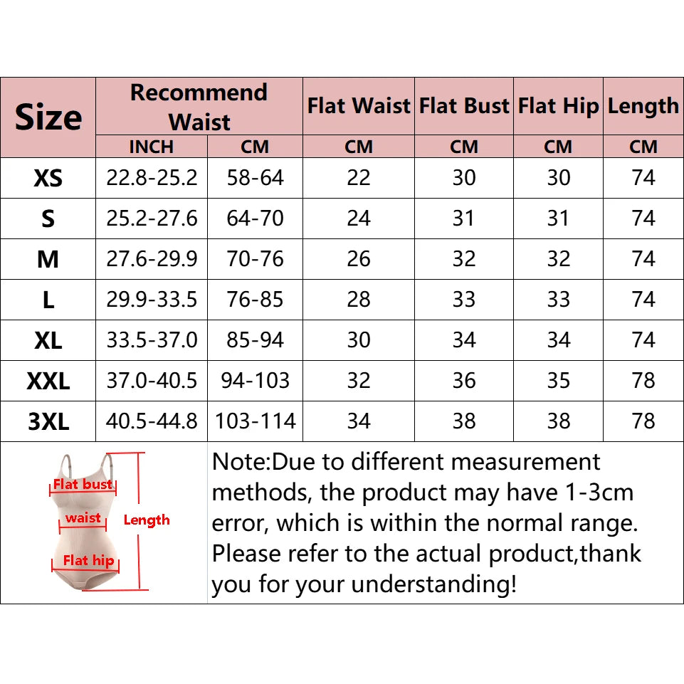 Full Body Shapewear Bodysuit – Tummy Control and Butt Lift for Women
