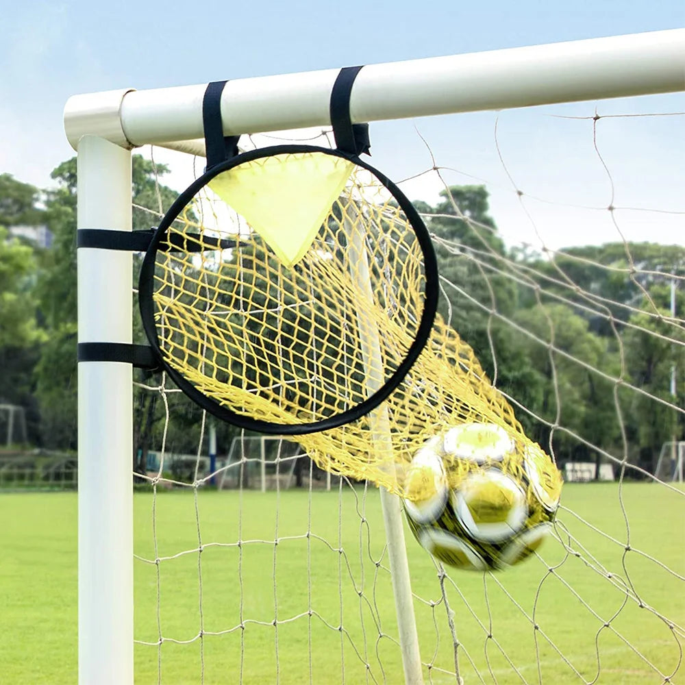 Foldable Football Target Net – Precision Training Goal for Soccer Practice