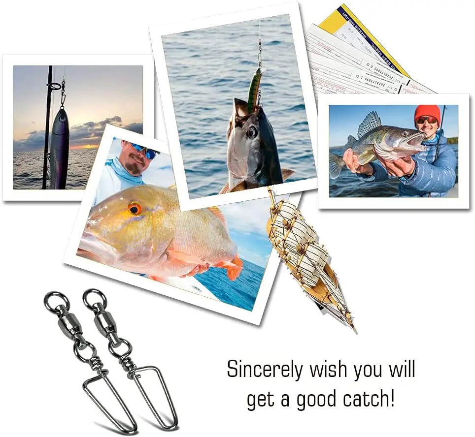 Ball Bearing Fishing Swivels – Stainless Steel Coastlock for Saltwater Angling