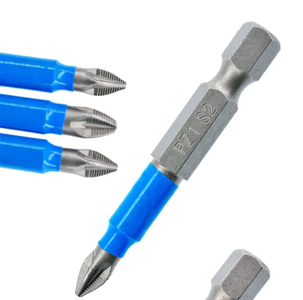 Magnetic Screwdriver Bit Set – Anti Slip 1/4 Inch Hex Shank for Power Tools