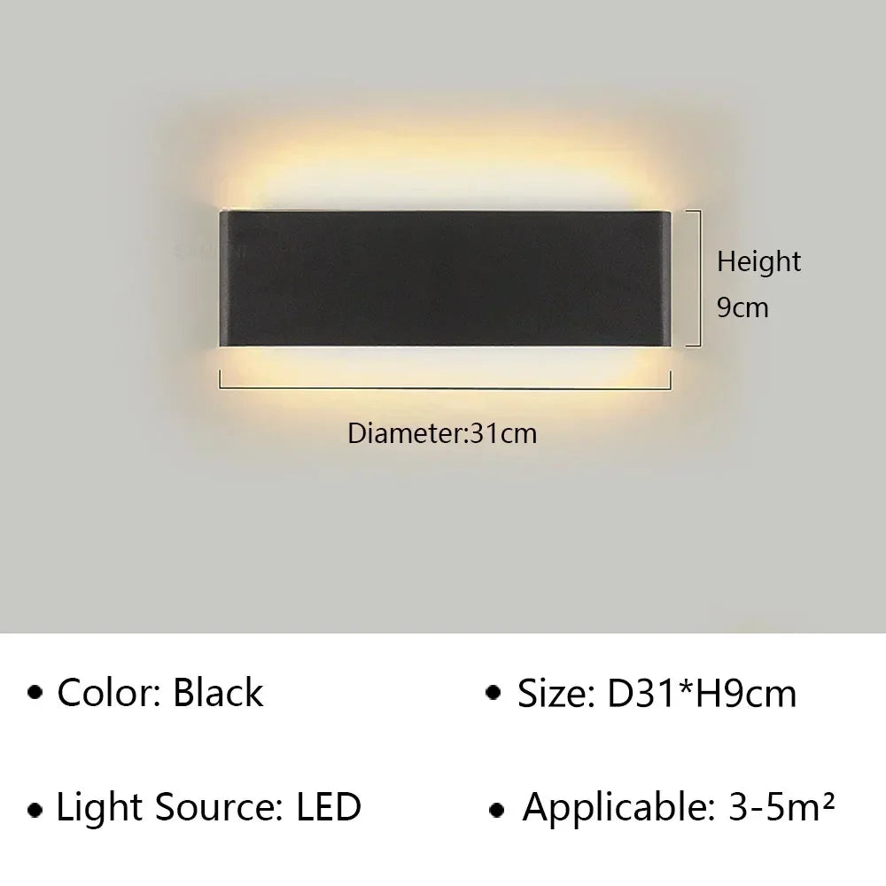 Modern LED Wall Sconce – Minimalist Indoor Lighting for Bedroom and Living Room