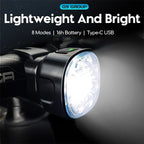 Rechargeable Bike Light Set – Waterproof LED Headlight for MTB Cycling