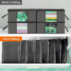 Foldable Clothes Storage Bag – Large Capacity Container for Closet Organization