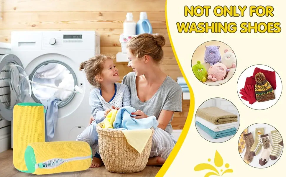 Mesh Sneaker Washing Bag – Reusable Protective Laundry Pouch for Tennis Shoes