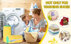 Mesh Shoe Washing Bag – Protective Cotton Net for Sneaker Laundry Cleaning