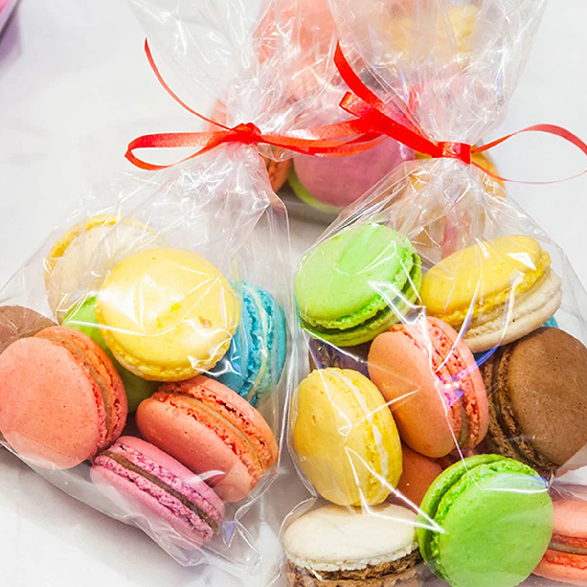 Clear Cellophane Bags – Transparent Plastic Packaging for Party Gift Favors