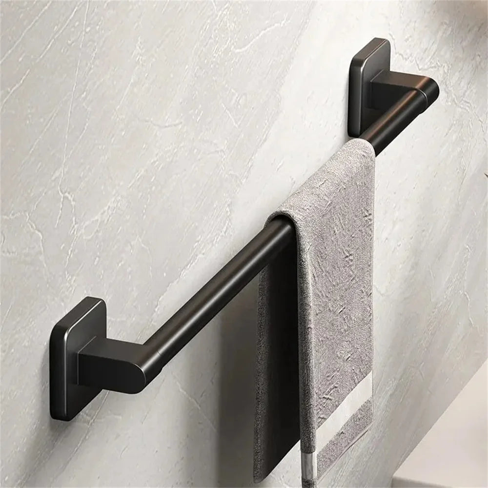 Wall Mounted Towel Rack – Stainless Steel Bathroom Storage for Home Organization