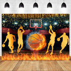 Basketball Stadium Photography Backdrop – Sport Theme for Kids Birthday Party
