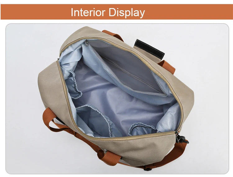 Portable Duffle Gym Bag – Lightweight Fitness Carry-on for Travel and Sports