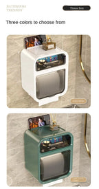Wall Mounted Toilet Paper Holder – Double Layer Storage for Bathroom Organization