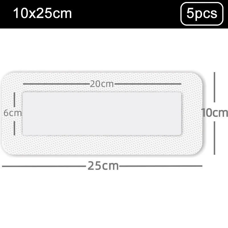 Sterile Bordered Gauze Pads – Waterproof Adhesive Wound Dressings for First Aid