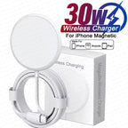 Magnetic Wireless Charger – 30W Fast Charging Dock for iPhone 11-16 Series