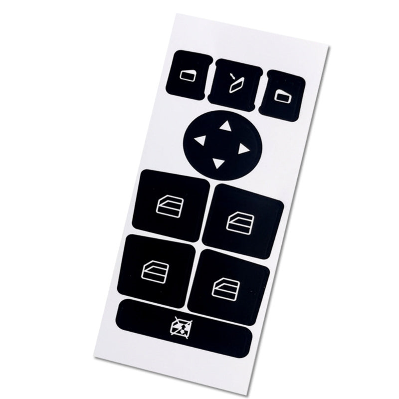 AC Switch Repair Decals – Interior Button Restoration for Mercedes-Benz