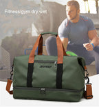 Portable Duffle Gym Bag – Lightweight Fitness Carry-on for Travel and Sports