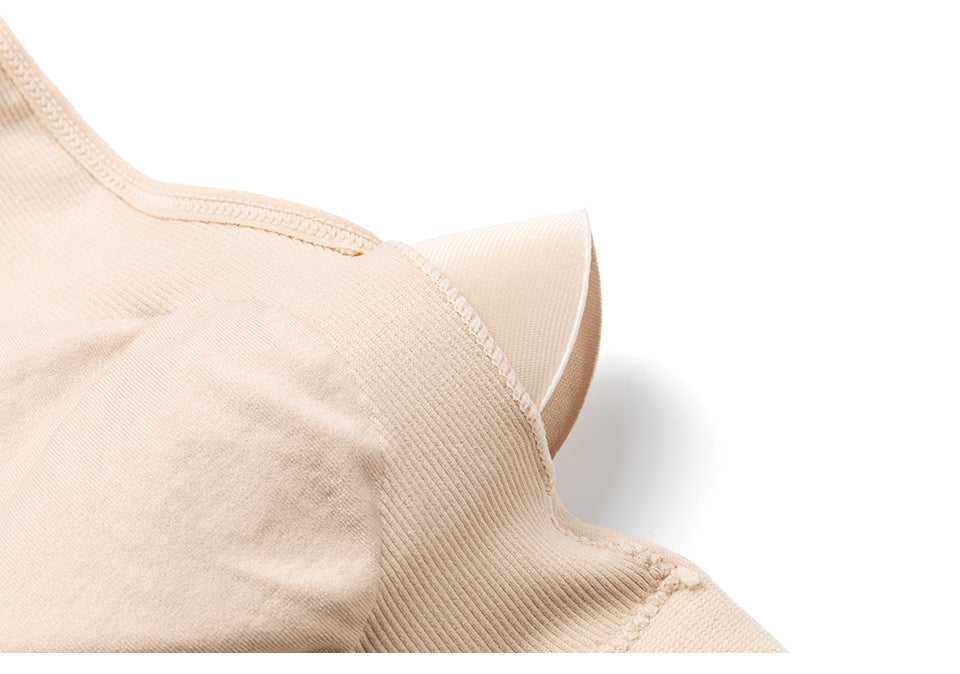 Plus Size Shaper Cami – Built-in Bra Compression Tank for Tummy Control