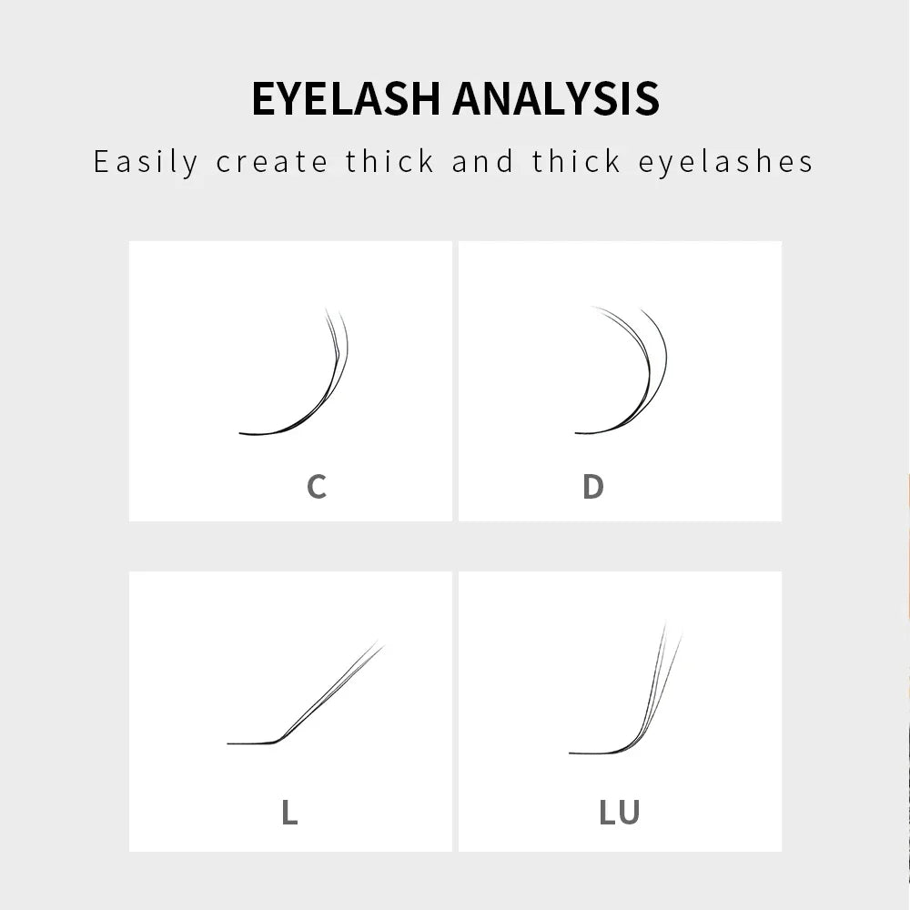 W Shape Eyelash Extensions – 3D Premade Volume Faux Mink Fans for Professionals
