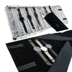 Velvet Watch Roll Bag – Portable Jewelry Organizer for Travel Storage