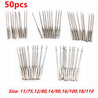 Universal Sewing Machine Needles – Assorted Sizes for Home Fabric Projects