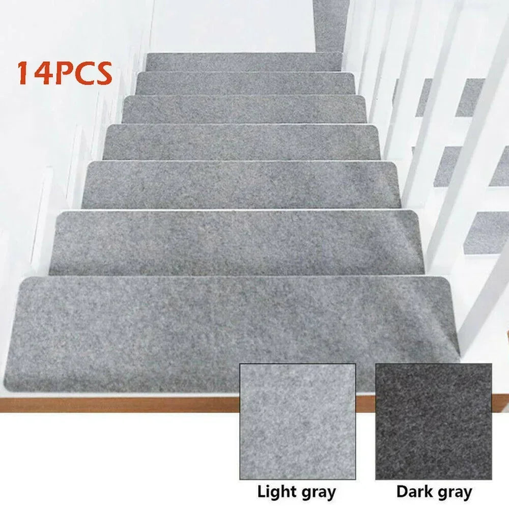Self-Adhesive Carpet Stair Treads – Non-Slip Safety Pads for Home Flooring