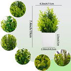 Artificial Potted Plant – Realistic Plastic Greenery for Office Desk Decor