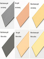 Stainless Steel Decorative Wall Strips – Titanium Mirror Finish for Home Decor