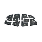 Steering Wheel Button Trim – Decorative Stickers for Mercedes Benz Interior