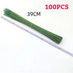 Floral Stem Wire and Tape – DIY Handmade Material for Bouquet Arranging