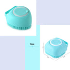 Silicone Pet Grooming Gloves – Shampoo Dispensing Brush for Dog Bathing