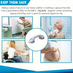 Suction Cup Grab Bar – Heavy Duty Safety Handle for Bathroom Shower Support
