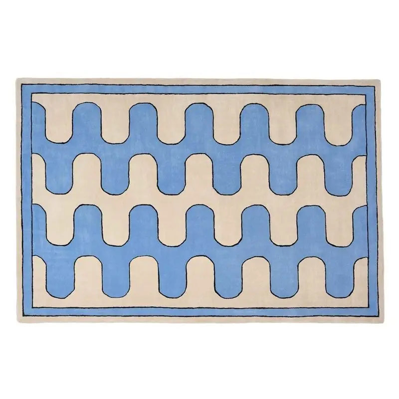 Modern Abstract Area Rug – Luxury Soft Floor Mat for Living Room Bedroom