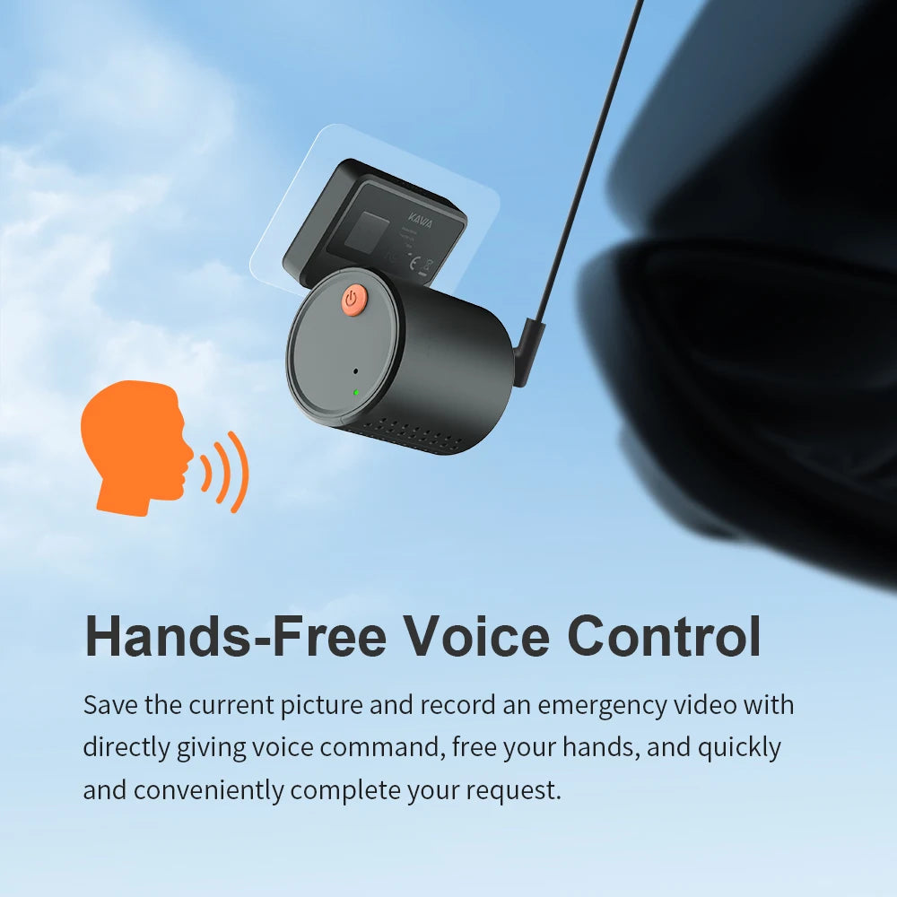 KAWA 2K Dash Camera – Night Vision Video Recorder for Vehicle Security