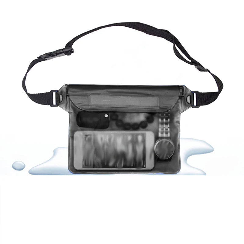 Waterproof Dry Waist Bag – Floating Pouch for Swimming Diving and Boating