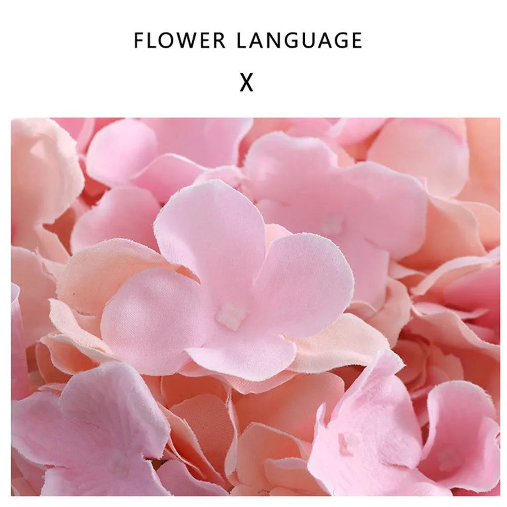 Silk Hydrangea Bouquet – 58cm Artificial Flowers for Wedding Home Decor