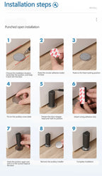 Magnetic Door Stopper – Heavy Duty Wall Protector for Home Furniture Hardware