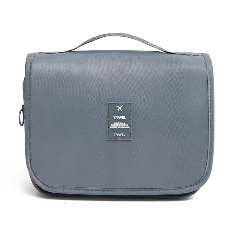 Waterproof Cosmetic Travel Bag – Hanging Toiletry Organizer for Women
